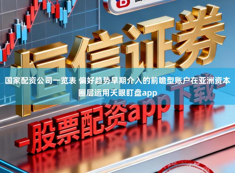 国家配资公司一览表 偏好趋势早期介入的前瞻型账户在亚洲资本圈层运用天眼盯盘app