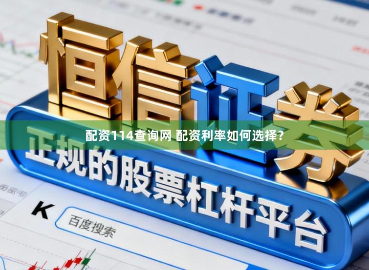 配资114查询网 配资利率如何选择？