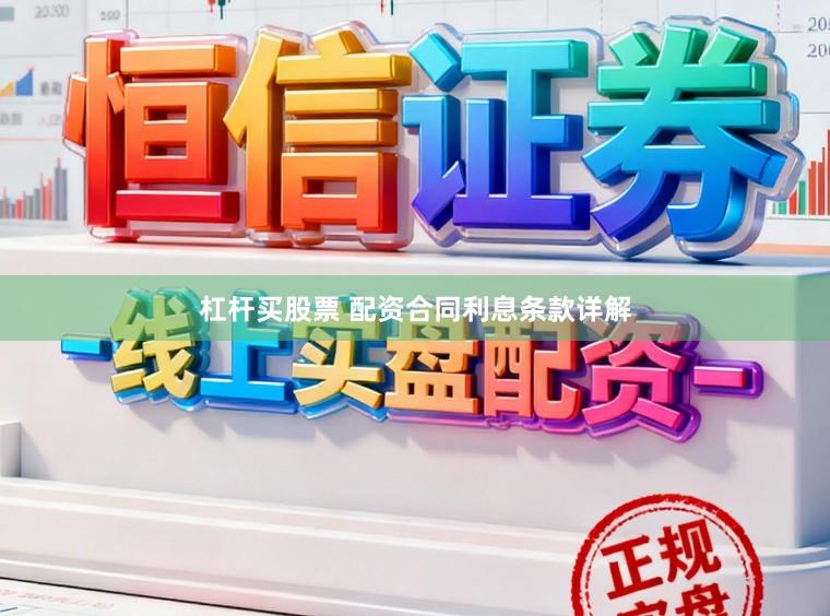 杠杆买股票 配资合同利息条款详解